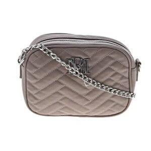 Badgley Mishka Taupe “Quilted Camera Bag” | Cross-Body | Silver Hardware | NWOT